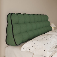 New Cream Style dreieckige Schneeball Kopfteil Kissen Bettruhe Kissen Großzügiges Schlafzimmer No-Wash Soft Reading Bettwäsche-Set