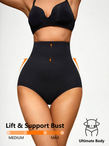 Duomi Frühling Schlankheits-Shapewear mit 4-Wege-Stretch, weich, hoher Bund, Bauchkontrolle für Damen, Büro, Freizeit, Alltag - Product Image 5