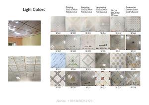 Paneles de Techo Falso de PVC <span class=keywords><strong>Blanco</strong></span> Brillante, Color <span class=keywords><strong>Madera</strong></span>, Acanalados, Placas de Techo de PVC <span class=keywords><strong>y</strong></span> Yeso, Techos de PVC, Paneles de Plafón - Product Image 4