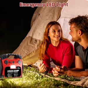 Xách tay xe nhảy khởi động nhảy hộp gói khẩn cấp pin <span class=keywords><strong>Jumper</strong></span> với máy nén khí <span class=keywords><strong>USB</strong></span> Charger LED ánh sáng cho xe SUV thuyền - Product Image 5