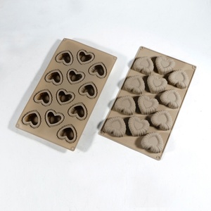 Molde para Hornear en Forma de Corazón con 12 Franjas Verticales, Molde para Decoración DIY de Acción de Gracias y San Valentín - Product Image 4