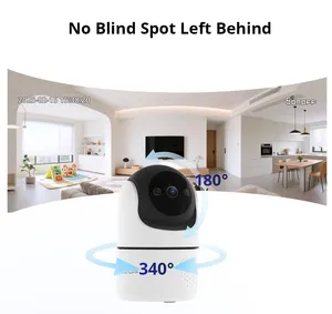 SONOFF CAM Pan Tilt 2 Cámara de Seguridad Inteligente para Interiores con Visión Nocturna, Panorámica de 360°, Detección Humana y de Movimiento a través de Alexa - Product Image 3