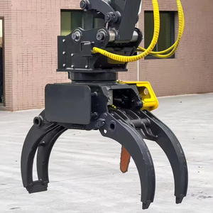 Machine forestière XUVOL WYJ-90W, grappins coupe-arbre avec cylindre de serrage, accessoire d'excavatrice, scie à grappin - Product Image 2