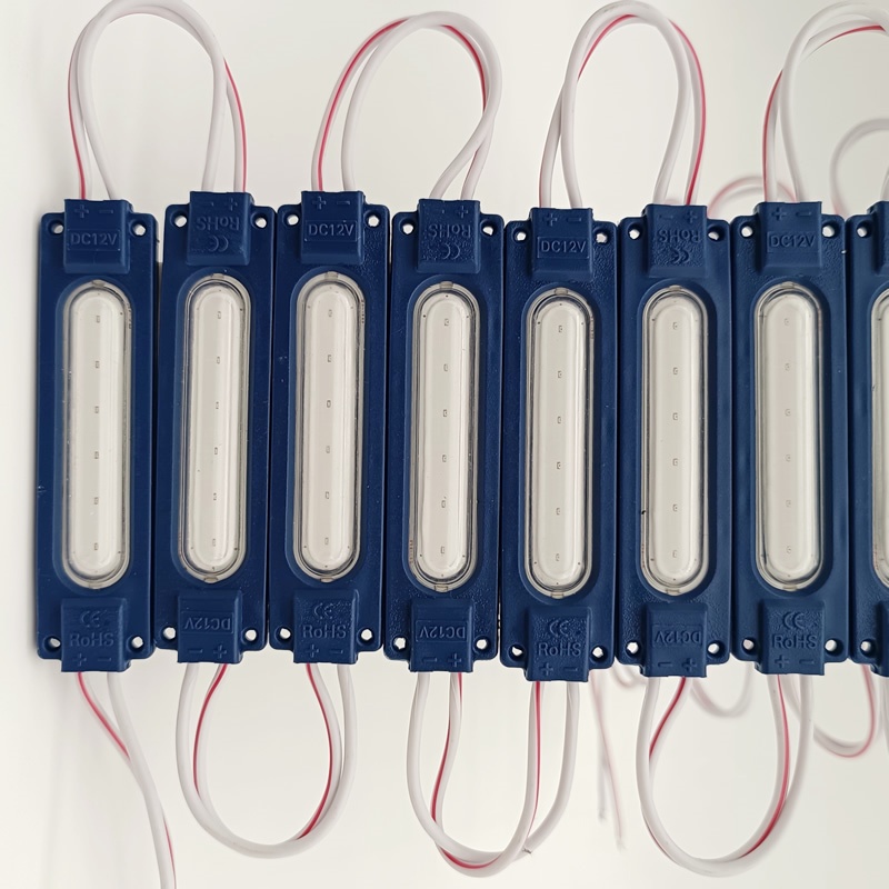 DC12V 24V наружный COB чип светодиодные модули Smd Инжекционный свет один цвет 6 фишек водонепроницаемый Cob Светодиодный модуль для вывески коробки