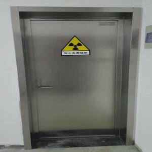 Porte hermétique en plomb conçue pour les suites IRM et CT assurant un confinement complet des rayonnements et la sécurité - Product Image 6