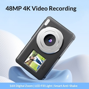 <span class=keywords><strong>Appareil</strong></span> <span class=keywords><strong>photo</strong></span> <span class=keywords><strong>numérique</strong></span> selfie CMOS double écran 4K haute définition avec carte TF, <span class=keywords><strong>zoom</strong></span> optique >7x, batterie lithium longue durée pour extérieur, format de poche - Product Image 2