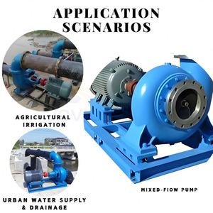 Bomba de Riego Diésel de 8 HP y 6 Pulgadas, Bomba de Agua de Flujo Mixto con Polea - Product Image 5