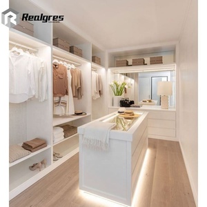 ชุดตู้เสื้อผ้าอลูมิเนียมแบบวอล์กอินขนาดเล็กสำหรับห้องนอนตู้เสื้อผ้าแบบสั่งทำสำหรับห้องนอน - Product Image 2