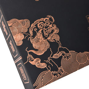 Caja de Regalo de Cartón Ecológico con Impresión de Fábrica, Papel Dorado de Lujo, para Licor, con Logotipo Personalizado, Estilo Libro, para Vino Arrack - Product Image 3