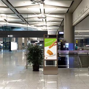 Fashion <strong>Floor</strong> Standing Kiosk 55 Inch <strong>Android</strong> Video LCD Advertising Player Equipment Indoor Totem Digital Touch Signage <strong>Display</strong> - Product Image 2
