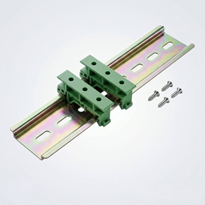 1 Paire de pieds miniatures en plastique 35 mm, supports de montage sur rail DIN, adaptateurs de support de carte PCB 100 mm, support de relais sur rail, support de carte PCB scellé - Product Image 1