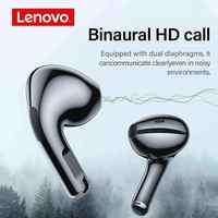 Écouteurs sans fil Lenovo Thinkplus LP40 TWS BT5.0 IPX4 étanches, 8 mm HiFi, pour jeux et sport, Audifonos Auriculares