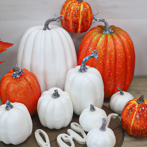 Elegante Piccolo Ornamento Fai-da-Te a Forma di Zucca di <span class=keywords><strong>Halloween</strong></span> in Schiuma, Durevole, Colore Personalizzabile, Simulazione Realistica, Decorazione per Feste e Festival al Chiuso - Product Image 4