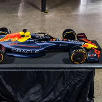 Modèle de voiture de course de Formule 1 en résine, grande taille, sculpture de voiture de course pour exposition en centre commercial ou événementiel