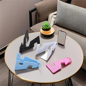 Vente en gros LIGO Mini support de bureau pliable en forme de V Support de téléphone pour les promotions de jeux Tableau de bord Lit d'utilisation - Product Image 6