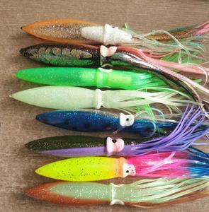 Schleppköder Tintenfisch Bulb <span class=keywords><strong>Squid</strong></span> 6'' 9'' 12'' 15'' 18'' 21'' Weichplastik-Tintenfischköder Big-Game-Hochsee-Angelköder - Product Image 5