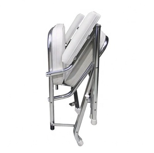 Silla plegable de aluminio con marco de aluminio, asiento de barco - Product Image 4