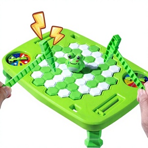 Jouet grenouille brise-glace en plastique, jeu de sauver le petit pingouin, jeu de marteau à glace, pingouins gratuits, interactif parent-enfant, éducatif - Product Image 1