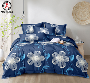 Set Biancheria da <span class=keywords><strong>Letto</strong></span> Anti-sbiadimento con Lenzuolo e Due <span class=keywords><strong>Federe</strong></span>, 4 Stagioni, Ordini <span class=keywords><strong>Grandi</strong></span> Quantità, MOQ Basso - Product Image 5
