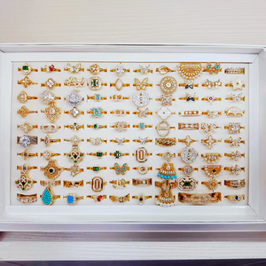 Accessori in Ottone di Alta Qualità ed Economici, Gioielli Impermeabili con Collana, Orecchini, Bracciale e Anello con Zirconi, Fornitori Personalizzati all'Ingrosso - Product Image 4