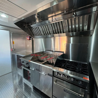 Remolque de Comida de 10 Pies con Cocina Completa, Remolque de Comida Móvil Comercial para Comida Rápida, Café, Bocadillos y Servicios de Catering