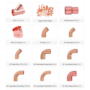 <span class=keywords><strong>Raccord</strong></span> en T en cuivre rouge <span class=keywords><strong>pour</strong></span> la réfrigération, la climatisation centrale, le stockage à froid et la plomberie - Product Image 2