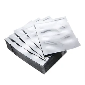 Reclosable Mylar Bags Packaging Grip Seal Pouch Bulk Food Storage Clear Silver Heat Sealable Aluminum Foil PE Vacuum Bag Accept