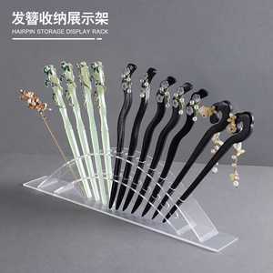Soporte transparente de acrílico para brochas de maquillaje, organizador de escritorio para sombra de ojos y lápices de cejas, estante de almacenamiento - Product Image 3