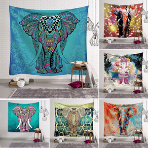 Mandala indiano bohémien colorato <span class=keywords><strong>elefante</strong></span> Mandala arazzo - Product Image 2