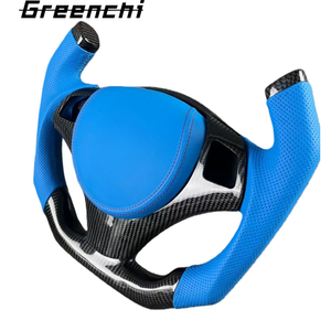 พวงมาลัย F1คาร์บอนไฟเบอร์ภายในแบบกำหนดเอง M3 E92 <span class=keywords><strong>E90</strong></span> <span class=keywords><strong>BMW</strong></span> M2 E87 E82 E93ไม่มีถุงลมนิรภัย - Product Image 3