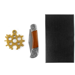Cuchillo Plegable para Camping OEM con Mango Impreso en 3D, Hoja de Acero Inoxidable, Tipo DIY, con Bloqueo de Seguridad - Product Image 1