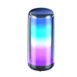 2024 Classical Retro Sound Stereo LED light Travel Music Player speaker music box BT speaker