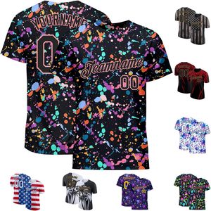 Camisetas Personalizadas Estilo Béisbol, Manga Corta, Sublimadas, de Secado Rápido, Cuello Redondo, Unisex, para Equipos Deportivos, Talla Adulto - Product Image 1