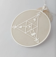 Collier de radiesthésie en acier inoxydable 316L, collier de radiesthésie et de radionique