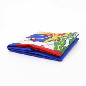 Wholesale Custom Printing 100% Polyester 3X5 FT Sublimation Haiti Country <b>Flag</b> Haitian <b>Flag</b> - Product Image 5