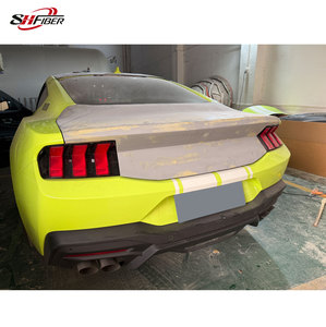 Couvercle de coffre en fibre de carbone Mustang pour <span class=keywords><strong>Ford</strong></span> Mustang S650 2024, couvercle de coffre modifié en fibre de carbone SA - Product Image 5