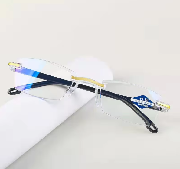lunettes de lecture avec détails dorés