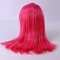 Perruque de remplacement en fibre de nylon résistante à la chaleur et réutilisable pour poupée DBS ICY Blyth, échelle 1:6, jouet de dessin animé DIY pour filles