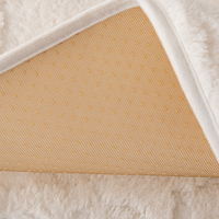 Housse de canapé en poils de lapin à motif de feuilles bohèmes, antidérapante, minimaliste, adaptée aux animaux domestiques, pour salon