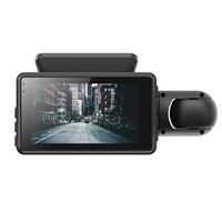 3.0 pouces sans fil 1080P grand Angle avant et intérieur ou rétroviseur 2 canaux Dash Cam A68 Wifi voiture boîte noire caméra de tableau de bord cachée