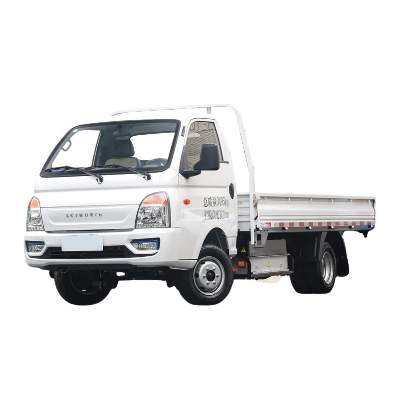 Alta calidad Velocidad máxima 80 km/H Nueva energía Vehículo Coche eléctrico Mini camiones Skyworth K10p