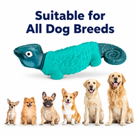 Juguete Masticable Personalizado para Mascotas, Diseño de Lagarto, Cuerpo de Goma, Extremos de Nailon, Juguete Dental para Perros, para Mayoristas e Importadores
