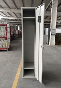 Casier métallique simple porte en acier 2026 avec serrure à clé, structure démontable pour le rangement des dortoirs étudiants en Chine - Product Image 5