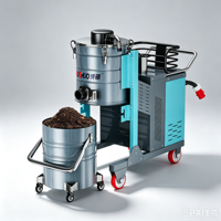 Aspirateur industriel électrique BOSHUO BN-7510FC 7,5 kW en acier inoxydable robuste 380 V triphasé extracteur de poussière métallique