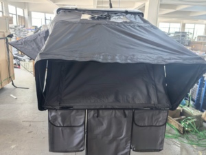 Tente de toit rigide en aluminium pour l'extérieur, 4 personnes, imperméable, ouverture automatique, quatre saisons, camouflage en coton - Product Image 4
