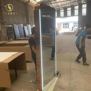 Miroirs de Salon de beauté, meubles de Salon de coiffure, miroir de Salon à Led avec lampes, Station de coiffure, miroir de maquillage - Product Image 5