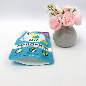 Pochette Doypack Personnalisée 250 ml Brillante et Durable avec Bec Verseur pour Liquide Vaisselle et Savon Liquide, Scellable à Chaud - Product Image 3