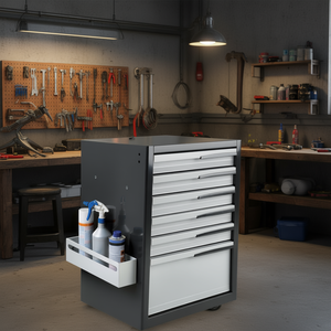 FG 102 PL Car <b>Organizer</b> Storage <b>Drawer</b> Cabinet Tool Box With Side Tray For Workshop Garage Use - Product Image 3