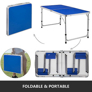 Portable Lightweight Garden Replacement Seats Leisure Parts Aluminum Kids Picnic Camp <b>Folding</b> <b>Table</b> and Chair Set - Product Image 3