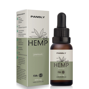 Alivie el estrés aceite de piel de cannabis cuidado del cuerpo analgésico esencia anti-ansiedad aceite de semilla de cáñamo - Product Image 1
